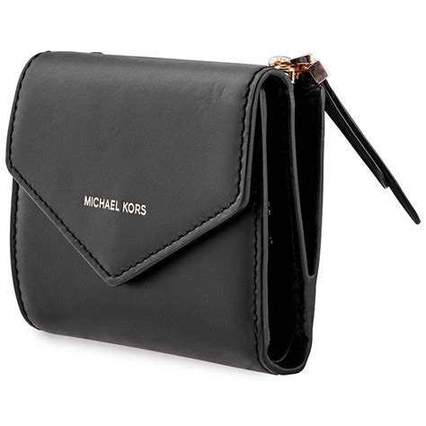 michael kors small black wallet